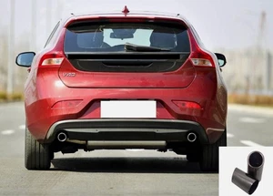 2x Tubo de escape silenciador punta escape trasero coche para Volvo V40 2013-2019 negro SS. - Imagen 1 de 6