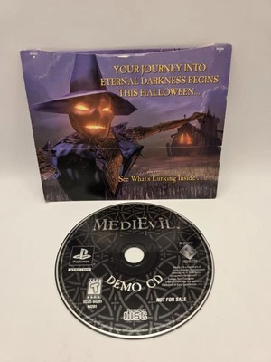 Medievil Sony PlayStation 1 Demo Disc CD With Original Popup Mailer Sleeve PS1 - Image 1 of 4