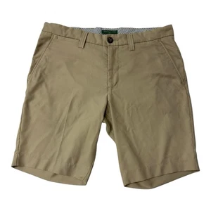 Pantaloncini da golf vintage Tommy Hilfiger flat front casual da uomo taglia 36 cachi - Foto 1 di 15