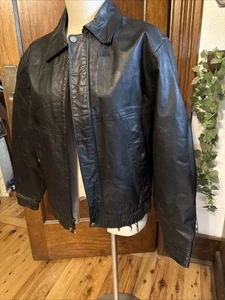 Oakton Ltd. Vintage cuero negro para mujer pequeño - Imagen 1 de 1