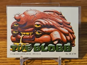 1980 Topps Weird Wheels - The Blobb Sticker Card #42 - Bild 1 von 2