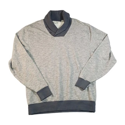 Sudadera Orvis Para Hombre Gris Medio Pullover Chal Cuello Informal Puños en Contraste Foto 1 de 4