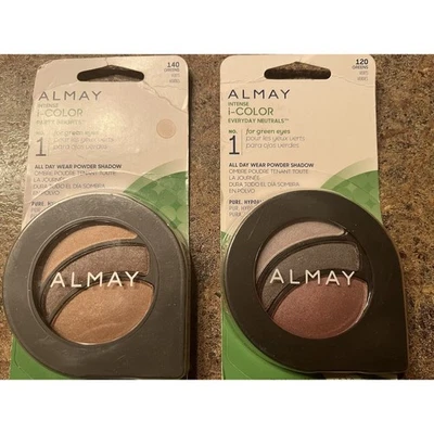 (2) Almay Intense I-Color EyeShadow New & Sealed 120 And 160 Green One Of Each - Image 1 of 2