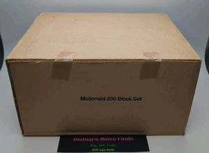 Tandem Building Blocks McDonald’s In-Store Play Place 200 Piece Vintage Set - Picture 1 of 9