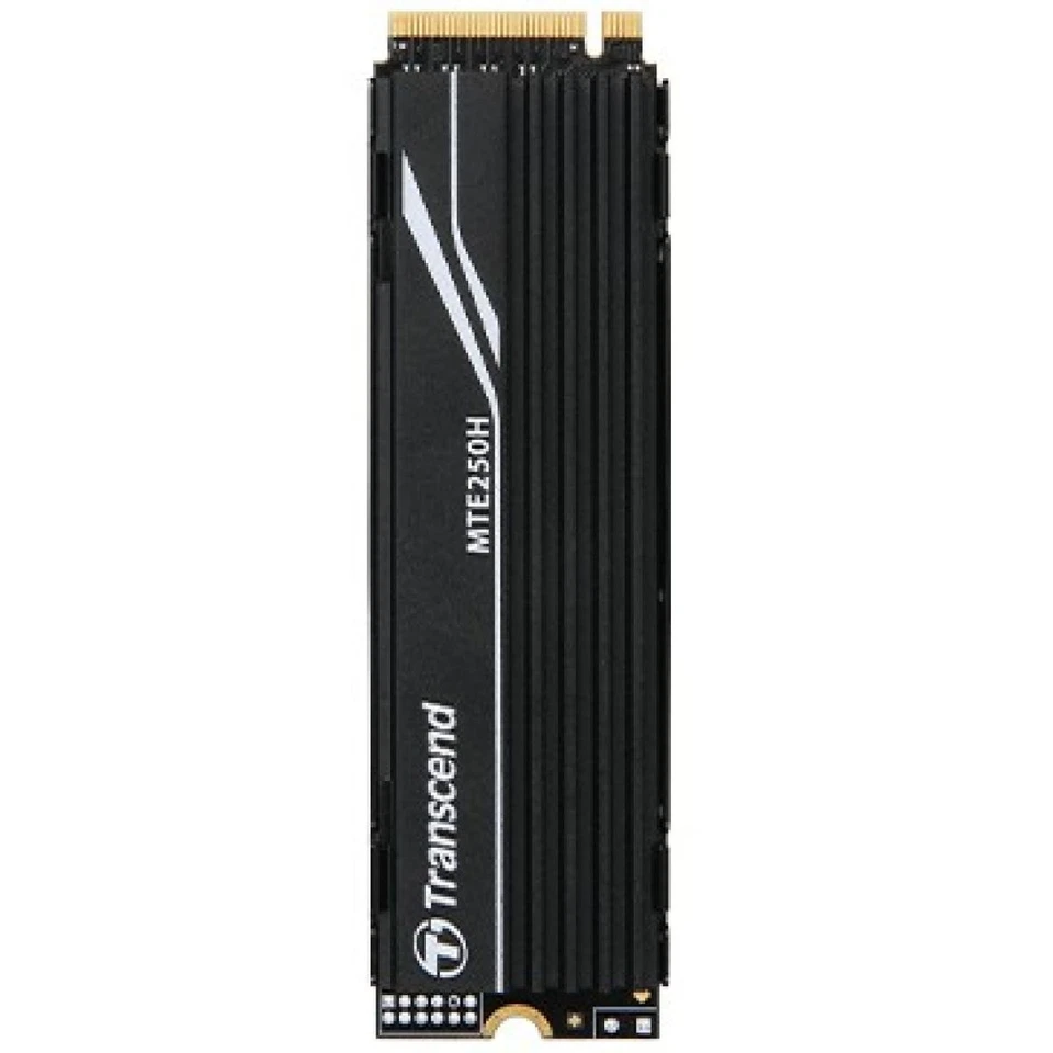 TRANSCEND 1TB M.2 2280 PCIe Gen4x4 SSD NVMe 3D TLC with Dram Metal Heatsink TS1T - Bild 1 von 3