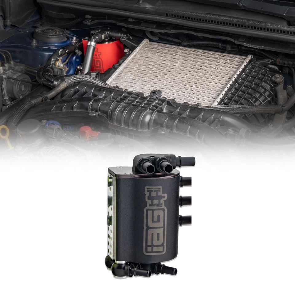 IAG Performance Air Oil Separator AOS for Subaru WRX 2015-21 - Black Foto 1 de 4