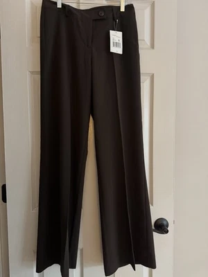 Calça social CAbi marrom chocolate perna larga 34 pol. costura interna nova com etiquetas - Imagem 1 de 4