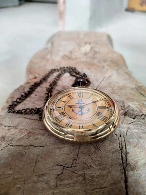 Vintage 1875 Victoria Pocket Watch – Antique Brass Finish – Elegant Timepiece - Image 1 of 4