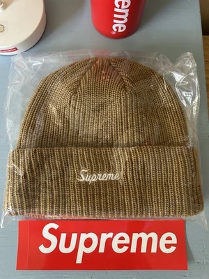 Supreme Loose Gauge Beanie Light Brown FW25 - Image 1 of 2