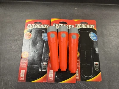 Lote De 3 Linternas Eveready EVGP21S 65 Lúmenes - Nuevo Stock Antiguo, Sin Embalaje Foto 1 de 3