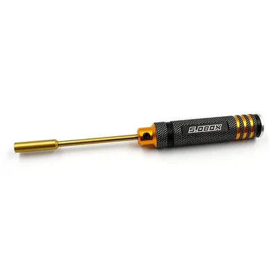 Yeah Racing Aluminum Nut Driver 5.0 Black/Gold #YT-0226 RC Car Maintenance Tools - Image 1 of 2