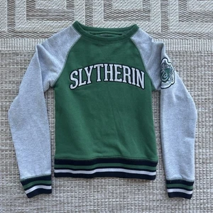 Universal Studios Harry Potter Kids Slytherin Sweatshirt XXS Embroidered Patch - Picture 1 of 6