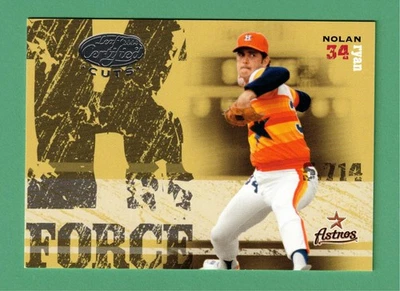 2004 LEAF CERTIFIED CUTS NOLAN RYAN ROGER CLEMENS K FORCE 438/500 ASTROS - Image 1 of 2