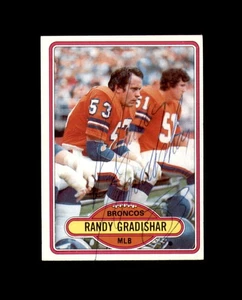 Randy Gradishar Signed HOF 1980 Topps Denver Broncos Autograph - Picture 1 of 2