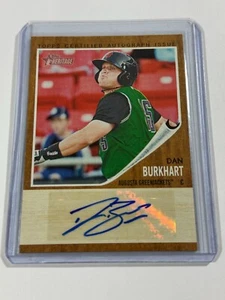 2011 Topps Heritage Dan Burkhart Auto #833/861 Augusta Greenjackets - Picture 1 of 2