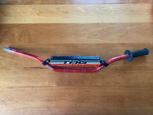 Tag Metals X5 Red 7/8” MX Handlebars 2000 CR bend - Picture 1 of 2