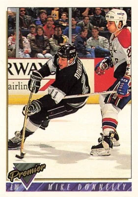 1993 Topps Premier Mike Donnelly 33 Los Angeles Kings - Image 1 of 2