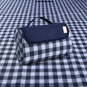 Picnic Blanket 80"x60" Sandproof Waterproof for Beach Camping Park Foldable - Picture 1 of 8