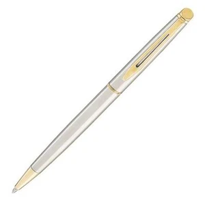 Lápiz hemisferio Waterman acero inoxidable y oro 0,5 mm banda estrecha nuevo - Imagen 1 de 1