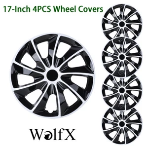 17" Set of 4 Wheel Covers Snap On Full Hub Caps For R17 Tire Steel Rim 17-Inch - Picture 1 of 11