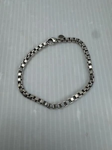 Tiffany & Co Venetian Link Bracelet 7.5" long Sterling Silver 925 - Picture 1 of 4