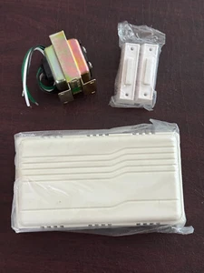 Edwards Segnalazione C212-W Carillon Kit 2 Ingressi Bianco Pulsanti Non Illuminati - Foto 1 di 7