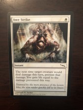 Awe Strike NM MTG Mirrodin OOP Magic The Gathering