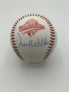 David Wells Autographed 1992 World Series Baseball (JSA) - Picture 1 of 1