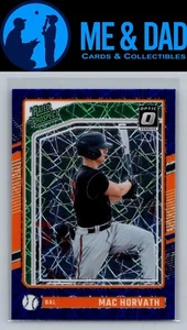 2024 Panini Donruss Optic #119 Purple Laser Mac Horvath - Picture 1 of 2