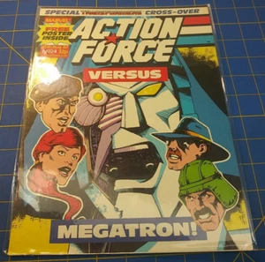 Marvel Action Force G.I. Cómic Joe 1987 15 de agosto No. 24 Versus Megatron. Reino Unido - Imagen 1 de 14