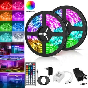 1-10m LED Stripe RGB Leiste Streifen 5050 Band Wasserdicht Leuchte Lichterkette - Bild 1 von 15