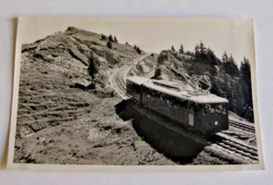 Fotografía Ferrocarril Rigi Lago de Lucerna, Suiza 1954 Original Montaña - Imagen 1 de 2