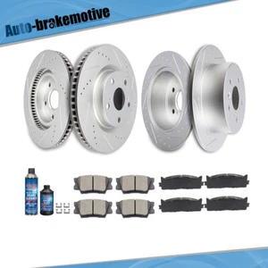 BRAKE ROTORS + BRAKE PADS TOYOTA CAMRY AVALON LEXUS ES300H FRONT REAR PADS KIT - Bild 1 von 10