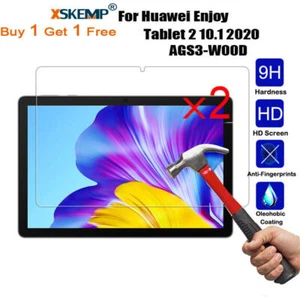 2Pcs Huawei Enjoy Tablet 2 Honor Pad 6 T10 T10S Tempered Glass Screen Protector - Picture 1 of 17