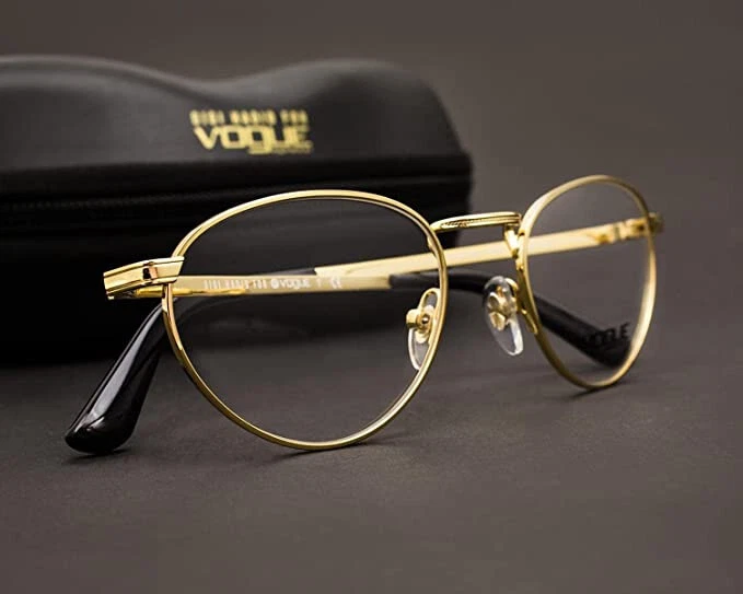 VOGUE VO4084 de Gigi Hadid 280 doradas para mujer montura completa marcos de gafas 50-20-135 Foto 1 de 2