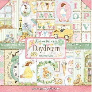Stamperia - DAYDREAM - 6"" X 6"" almohadilla de papel de doble cara - 10 HOJAS, bebé niña - Imagen 1 de 11