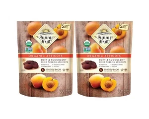 Organic Vegan Dried Apricots Pack of 10 Nutrient Rich Gourmet Snacks 176 Ounce - Picture 1 of 7