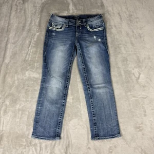 Vigoss The Chelsea Boyfriend Jeans Damen Größe 3/4 (31x25) Denim - Bild 1 von 13