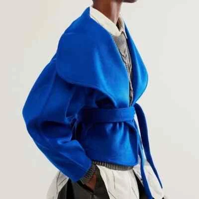 NEW, Free People Mina Jacket in blue royal SZ M #SJ1122 - Image 1 of 4