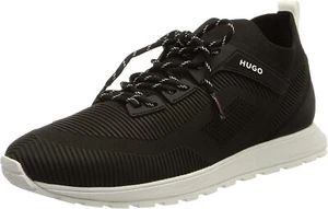 HUGO Herren Sportschuhe schwarz Freizeitschuhe mit Logo - Icelin Runn Größe 7 - Bild 1 von 10