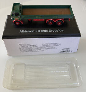 ATLAS Eddie Stobart Atkinson 3 Axle Drop side Lorry Die Cast STOB007 - Boxed
