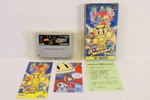 Super Bomberman 2 Boxed Manual SFC Nintendo Super Famicom Japan Import US Seller - Picture 1 of 11