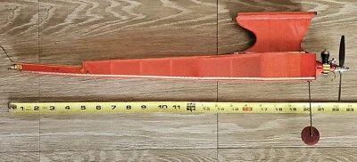 Free Flight Model Airplane Fuselage Mini Cox Engine And Tatone Timer HD7 - Image 1 of 4