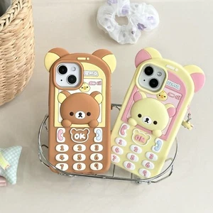 3D Rilakkuma Handy Silikon Case Hülle für iPhone 16 Pro Max 15 14 13 Pro - Bild 1 von 11