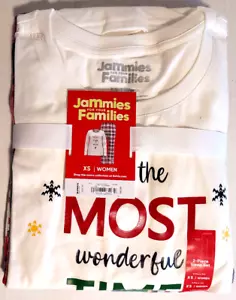 Jammies For Your Families Womens Pajama Set Most Wonderful Time of The Year 3XL - Picture 1 of 3