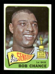 1965 Topps baseball 224 Bob Chance da VGEX a EX BXCP40 - Foto 1 di 2