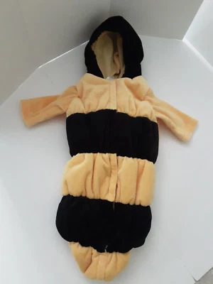 EUC Gymboree Costume Infant 3-6 month Bumble Bee Hook Loop Closure Bunting - Image 1 of 4