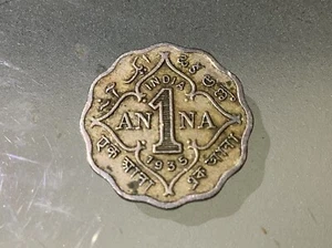 India 1 Anna 1935 Circulated - Picture 1 of 2