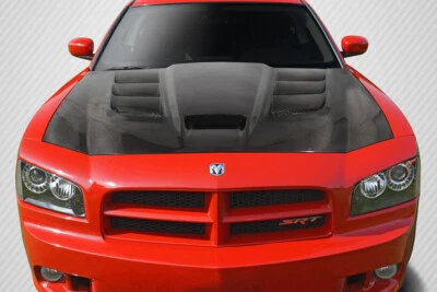 06-10 Dodge Charger Viper Look DriTech Carbon Fiber Body Kit- Hood!!! 113115 Foto 1 de 4