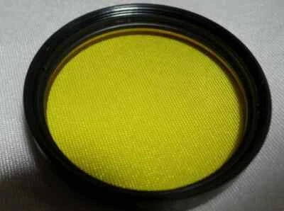a Yellow 2x KMZ 46x0.75 Vintage Russian Light Filter 46mm for Lens 0740 - Image 1 of 3